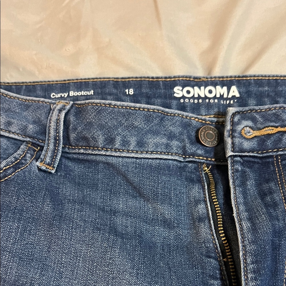 Sonoma Classic Bootcut Jeans - Dark Blue